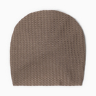 Шапка для девочки «Крошка Я. Бантик», размер 46-48 см, бежевая - Фото 3