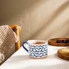 Кружка фарфоровая SL Home «Сканди», 450 мл, белая - Фото 5