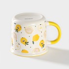 Кружка фарфоровая Доляна «Груши», 420 мл - фото 24610863