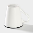 Кружка Доляна «Формула кофе», 340 мл, фарфор, белая, чёрная - Фото 3