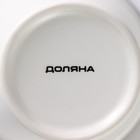Кружка фарфоровая Доляна «Формула кофе», 340 мл, цвет белый и чёрный - Фото 5