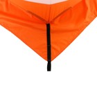 Палатка зимняя куб СЛЕДОПЫТ 1.5 х 1.5 м, ткань Oxford, цвет оранжево-белый, - Фото 13