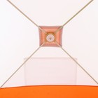 Палатка зимняя куб СЛЕДОПЫТ 1.5 х 1.5 м, ткань Oxford, цвет оранжево-белый, - фото 8888397