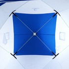 Палатка зимняя куб СЛЕДОПЫТ 1.8 х 1.8 м, ткань Oxford, цвет сине-белый с принтом - фото 8888437
