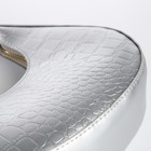 Сумка женская через плечо, цвет серебряный 21*21,5*6 см - фото 24345279