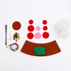 Цветы своими руками в горшочке «Букет розовых цветочков», набор для творчества - Фото 3