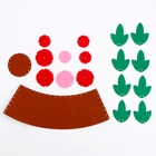 Цветы своими руками в горшочке «Букет розовых цветочков», набор для творчества - Фото 4