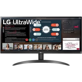Монитор LG 29&quot; UltraWide 29WP500-B черный IPS LED 21:9 (Ultrawide) HDMI матовая 350cd 178гр   102946