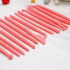 Набор для моделирования кондитерских украшений Доляна, 14 шт., 12×0.5 см, розовый - Фото 2