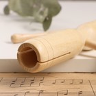 Музыкальный инструмент Гуиро Music Life деревянный, одноручный - Фото 3