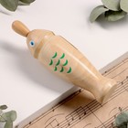 Музыкальный инструмент Гуиро Music Life деревянный, рыбки - Фото 2