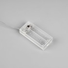 УЦЕНКА Светодиодная фигура «Венок золотистый» 30 см, металл, от батареек ААх2, свечение тёплое белое 10299653