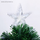 УЦЕНКА Ёлка светодиодная «Галактика» 120 см, диаметр нижнего яруса 60 см, 125 ПВХ веток, мигание, свечение белое/синие 10299712