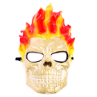 Карнавальная маска "Огненный череп" - фото 293273731