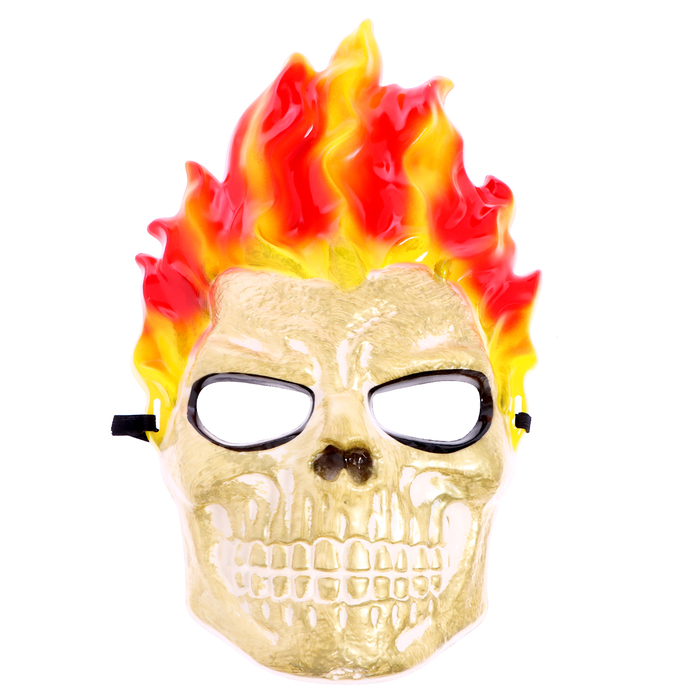 Карнавальная маска Огненный череп