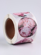 Наклейки для цветов и подарков «Пионы», 4.4×4.4 см, 252 шт. - Фото 9