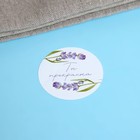 Наклейки для цветов и подарков «Лаванда», 4.4×4.4 см, 252 шт. - Фото 5