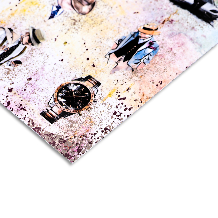 Наклейка для цветов и подарков "Мужской стиль" 16 × 9,5 см