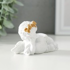 Фигурка полистоун «Белоснежный ангел обнимает сердечко с узорами», 9×4.5×5 см - Фото 2