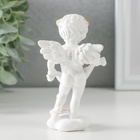 Фигурка полистоун «Белоснежный ангел рассыпает золотые розочки», 6.5×4×11 см - Фото 3