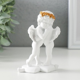 Фигурка полистоун «Белоснежные ангелочки - объятия», 8×5×11 см