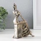 Сувенир полистоун "Девушка на камне" под бронзу 12,5х5х17 см - Фото 3