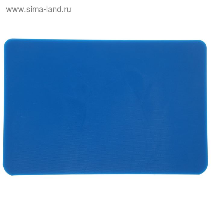 Доска профессиональная разделочная, 45*30*1,3 см, синяя - Фото 1