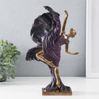 Фигурка полистоун «Балерина в летящем фиолетовом платье», бронза, 19×7.5×30.5 см - Фото 5