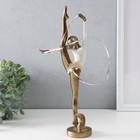 Фигурка полистоун «Гимнастка с лентой», бронза, 14×6.5×32.5 см - Фото 3