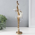Фигурка полистоун «Гимнастка с лентой», бронза, 14×6.5×32.5 см - Фото 4