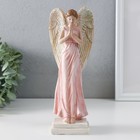 Сувенир полистоун "Девушка-ангел в розовой тоге" 9х7,5х23 см - фото 320958433