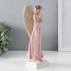 Сувенир полистоун "Девушка-ангел в розовой тоге" 9х7,5х23 см - Фото 2