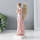 Сувенир полистоун "Девушка-ангел в розовой тоге" 9х7,5х23 см - Фото 4