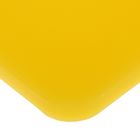 Доска профессиональная разделочная, 45*30*1,3 см, желтая - Фото 3