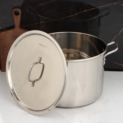 УЦЕНКА Котел из нержавеющей стали «Общепит», 20 л, d=35 см, h=24 см, капсульное дно