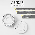 Фонарь-светильник с датчиком движения, 50 Лм, 3 ААА, магнит, клейкая основа, 8×2.5 см - Фото 3