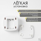 Фонарь-светильник с датчиком движения, 50 Лм, 3 ААА, магнит, клейкая основа, 7.5×7.5×2.5 см - Фото 3