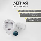 Фонарь-светильник, 80 Лм, COB, 3 ААА, магнит, клейкая основа, 7.5×9.2×5.5 см - Фото 3