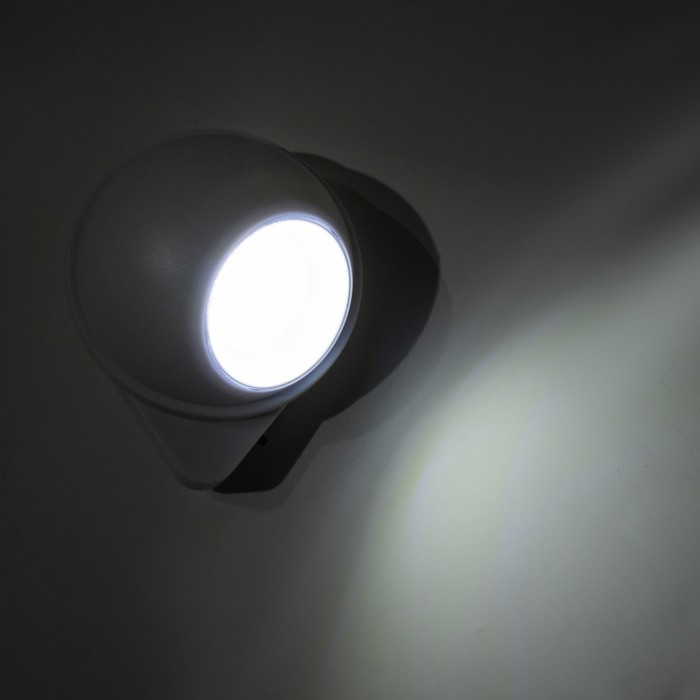 Фонарь-светильник, 80 лм, COB, 3 ААА, магнит, клейкая основа, 7.5 х 9.2 х 5.5 см - фото 1905101465