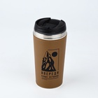 Термокружка в кожзаме «Впереди новые вершины», 450 мл - Фото 2