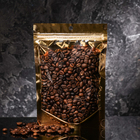 Пакет дой-пак, матовый, золотой, с прозрачной стенкой,14×20×8 см - Фото 2