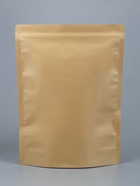 Пакет Zip - lock Крафт с прямоугольным окном, 30×40×4 см - Фото 4