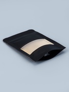 Пакет Zip-lock Крафт с прямоугольным окном,черный,10 х 15 х 3 см (100 шт) - фото 809524615