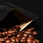 Пакет Zip-lock Крафт с прямоугольным окном, черный,10×15×3 см - Фото 6