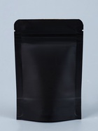 Пакет Zip-lock Крафт с прямоугольным окном,черный,10 х 15 х 3 см (100 шт) - фото 809524613