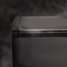 Пакет Zip-lock Крафт с прямоугольным окном, черный,12×20×4 см - Фото 4