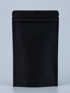 Пакет Zip-lock Крафт с прямоугольным окном, черный,12×20×4 см  (артикул 9946394)  большой выбор товаров оптом и в розницу по низким ценам с доставкой