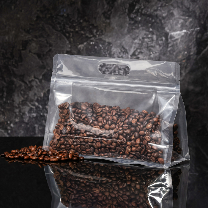 Пакет прозрачный с ручкой, 24×17×4 см - Фото 1