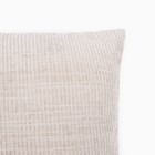 Наволочка декоративная Этель Velvet 43×43 см, бежевая - Фото 3