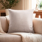 Наволочка декоративная Этель Velvet 43×43 см, бежевая - Фото 1